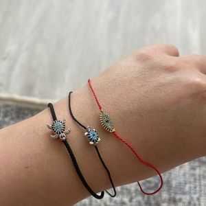 Set of evil eye bracelets